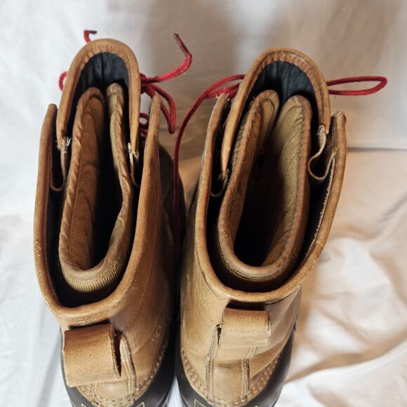 Vintage LL Bean Mens Size 10 Maine USA Hunting Shoe Duck Boots Insulated - Picture 8 of 10